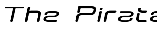 Font : AunchantedExpandedBoldOblique Custom Text : The Pirate Way Test your own text here Click to download or to view this font on a tshirt that can be custom printed in Bali