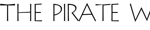 Font : AustereLightCapsSSK-Regular Custom Text : The Pirate Way Test your own text here Click to download or to view this font on a tshirt that can be custom printed in Bali