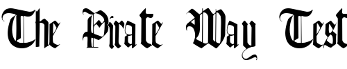 Font : AuthurFont110-Regular-ttext Custom Text : The Pirate Way Test your own text here Click to download or to view this font on a tshirt that can be custom printed in Bali
