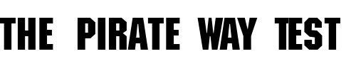 Font : Automaton-Caps-Light-SSi-Light Custom Text : The Pirate Way Test your own text here Click to download or to view this font on a tshirt that can be custom printed in Bali