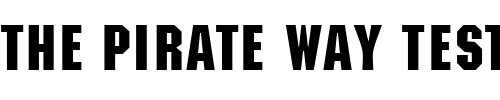Font : AutomatonCapsLightSSK Custom Text : The Pirate Way Test your own text here Click to download or to view this font on a tshirt that can be custom printed in Bali