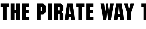 Font : AutomatonCapsSSK Custom Text : The Pirate Way Test your own text here Click to download or to view this font on a tshirt that can be custom printed in Bali