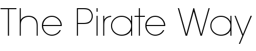 Font : AvantGardeExtLitITCTT Custom Text : The Pirate Way Test your own text here Click to download or to view this font on a tshirt that can be custom printed in Bali