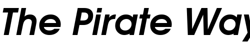 Font : AvantGardeITCTT-DemiOblique Custom Text : The Pirate Way Test your own text here Click to download or to view this font on a tshirt that can be custom printed in Bali