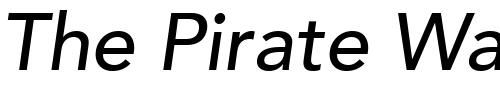 Font : Avenir65-Medium-Oblique Custom Text : The Pirate Way Test your own text here Click to download or to view this font on a tshirt that can be custom printed in Bali