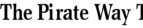 Font : AxiomaticCondSSK-Bold Custom Text : The Pirate Way Test your own text here Click to download or to view this font on a tshirt that can be custom printed in Bali