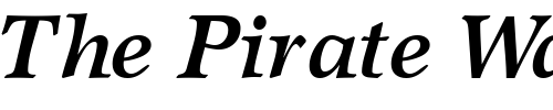 Font : AxiomaticSSK-BoldItalic Custom Text : The Pirate Way Test your own text here Click to download or to view this font on a tshirt that can be custom printed in Bali
