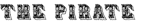 Font : Azteak Custom Text : The Pirate Way Test your own text here Click to download or to view this font on a tshirt that can be custom printed in Bali