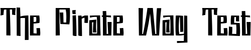 Font : Aztecan-Regular Custom Text : The Pirate Way Test your own text here Click to download or to view this font on a tshirt that can be custom printed in Bali