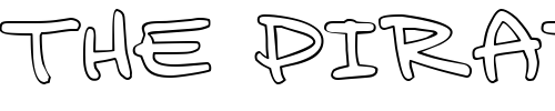 Font : BBOutline Custom Text : The Pirate Way Test your own text here Click to download or to view this font on a tshirt that can be custom printed in Bali