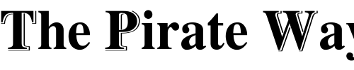 Font : BD-Journal-Wide Custom Text : The Pirate Way Test your own text here Click to download or to view this font on a tshirt that can be custom printed in Bali