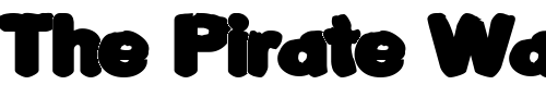 Font : BE-Blob Custom Text : The Pirate Way Test your own text here Click to download or to view this font on a tshirt that can be custom printed in Bali