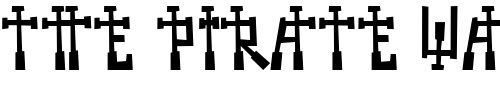 Font : BE-CROSS Custom Text : The Pirate Way Test your own text here Click to download or to view this font on a tshirt that can be custom printed in Bali