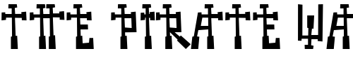 Font : BECROSS Custom Text : The Pirate Way Test your own text here Click to download or to view this font on a tshirt that can be custom printed in Bali