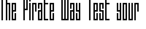 Font : BM-cinema-A16 Custom Text : The Pirate Way Test your own text here Click to download or to view this font on a tshirt that can be custom printed in Bali
