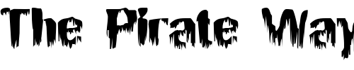 Font : BN-Manson-Nights Custom Text : The Pirate Way Test your own text here Click to download or to view this font on a tshirt that can be custom printed in Bali