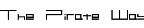 Font : BTSE-+-PS2-FONT Custom Text : The Pirate Way Test your own text here Click to download or to view this font on a tshirt that can be custom printed in Bali