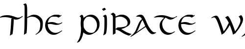 Font : Babylon Custom Text : The Pirate Way Test your own text here Click to download or to view this font on a tshirt that can be custom printed in Bali