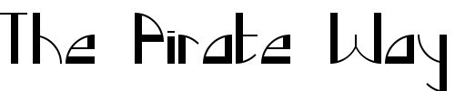 Font : Backlog-Normal Custom Text : The Pirate Way Test your own text here Click to download or to view this font on a tshirt that can be custom printed in Bali