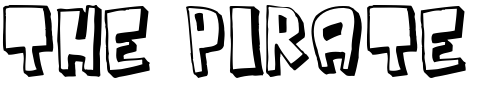 Font : Bad-Weekend Custom Text : The Pirate Way Test your own text here Click to download or to view this font on a tshirt that can be custom printed in Bali