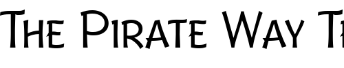 Font : BadgerLightExpert Custom Text : The Pirate Way Test your own text here Click to download or to view this font on a tshirt that can be custom printed in Bali