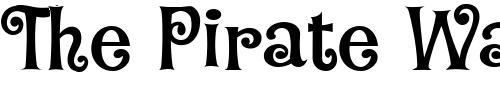 Font : BaileywickCurlyJF Custom Text : The Pirate Way Test your own text here Click to download or to view this font on a tshirt that can be custom printed in Bali