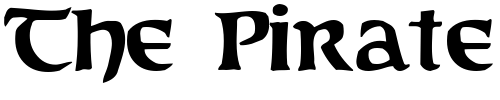 Font : Baldur Custom Text : The Pirate Way Test your own text here Click to download or to view this font on a tshirt that can be custom printed in Bali
