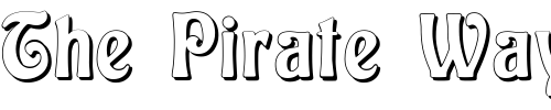 Font : Baldur-Shadow Custom Text : The Pirate Way Test your own text here Click to download or to view this font on a tshirt that can be custom printed in Bali