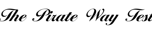 Font : Ballantines-Serial-ExtraBold-Regular Custom Text : The Pirate Way Test your own text here Click to download or to view this font on a tshirt that can be custom printed in Bali