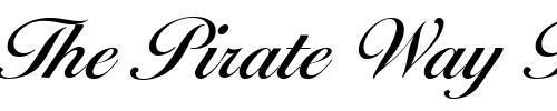 Font : BallantinesScriptEF-Medium Custom Text : The Pirate Way Test your own text here Click to download or to view this font on a tshirt that can be custom printed in Bali