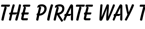 Font : Balloon-Bd-BT-Bold Custom Text : The Pirate Way Test your own text here Click to download or to view this font on a tshirt that can be custom printed in Bali