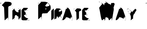 Font : Balls-to-the-Wall Custom Text : The Pirate Way Test your own text here Click to download or to view this font on a tshirt that can be custom printed in Bali
