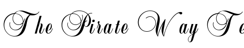 Font : Balmoral-ICG Custom Text : The Pirate Way Test your own text here Click to download or to view this font on a tshirt that can be custom printed in Bali