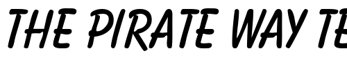 Font : BaltikDB-Normal Custom Text : The Pirate Way Test your own text here Click to download or to view this font on a tshirt that can be custom printed in Bali