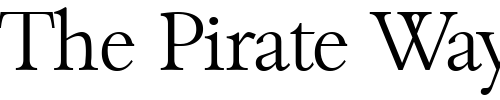 Font : Bamberg-Serial-Light-Regular Custom Text : The Pirate Way Test your own text here Click to download or to view this font on a tshirt that can be custom printed in Bali