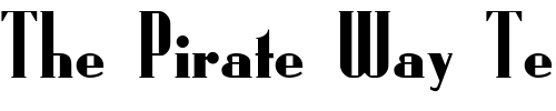 Font : Bandabunk Custom Text : The Pirate Way Test your own text here Click to download or to view this font on a tshirt that can be custom printed in Bali