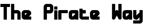 Font : Bandwidth-Bandless-BRK Custom Text : The Pirate Way Test your own text here Click to download or to view this font on a tshirt that can be custom printed in Bali