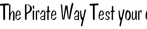 Font : BangaLightSSK-Regular Custom Text : The Pirate Way Test your own text here Click to download or to view this font on a tshirt that can be custom printed in Bali