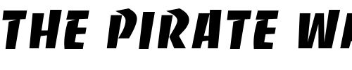 Font : BanjoDB-Normal Custom Text : The Pirate Way Test your own text here Click to download or to view this font on a tshirt that can be custom printed in Bali