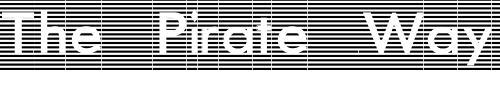 Font : Barred-Out Custom Text : The Pirate Way Test your own text here Click to download or to view this font on a tshirt that can be custom printed in Bali