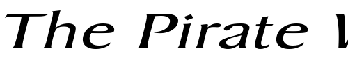 Font : Barrett-Extended-Italic Custom Text : The Pirate Way Test your own text here Click to download or to view this font on a tshirt that can be custom printed in Bali
