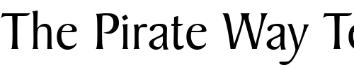 Font : Barrett-Normal Custom Text : The Pirate Way Test your own text here Click to download or to view this font on a tshirt that can be custom printed in Bali