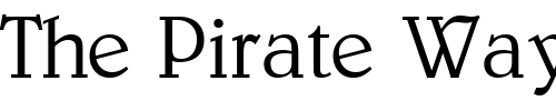 Font : BarristerLightSSK-Regular Custom Text : The Pirate Way Test your own text here Click to download or to view this font on a tshirt that can be custom printed in Bali