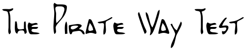 Font : BartsHand-Regular Custom Text : The Pirate Way Test your own text here Click to download or to view this font on a tshirt that can be custom printed in Bali