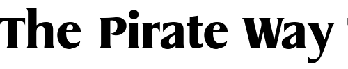 Font : Baryon-Display-SSi Custom Text : The Pirate Way Test your own text here Click to download or to view this font on a tshirt that can be custom printed in Bali