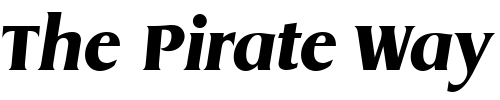 Font : Baryon-Display-SSi-Italic Custom Text : The Pirate Way Test your own text here Click to download or to view this font on a tshirt that can be custom printed in Bali