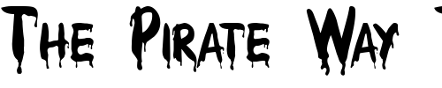 Font : Base-Halloween Custom Text : The Pirate Way Test your own text here Click to download or to view this font on a tshirt that can be custom printed in Bali