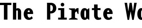 Font : BaseMonoNarrowBold-Bold Custom Text : The Pirate Way Test your own text here Click to download or to view this font on a tshirt that can be custom printed in Bali