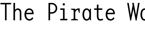 Font : BaseMonoNarrowThin-Regular Custom Text : The Pirate Way Test your own text here Click to download or to view this font on a tshirt that can be custom printed in Bali