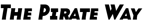 Font : BaseTwelveSansSCBI Custom Text : The Pirate Way Test your own text here Click to download or to view this font on a tshirt that can be custom printed in Bali
